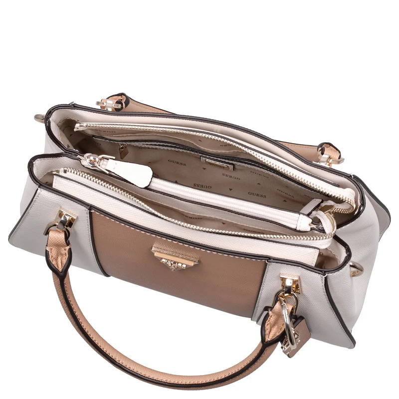 Guess Noelle II Luxury - Henkeltasche 26 cm (off white/biege)