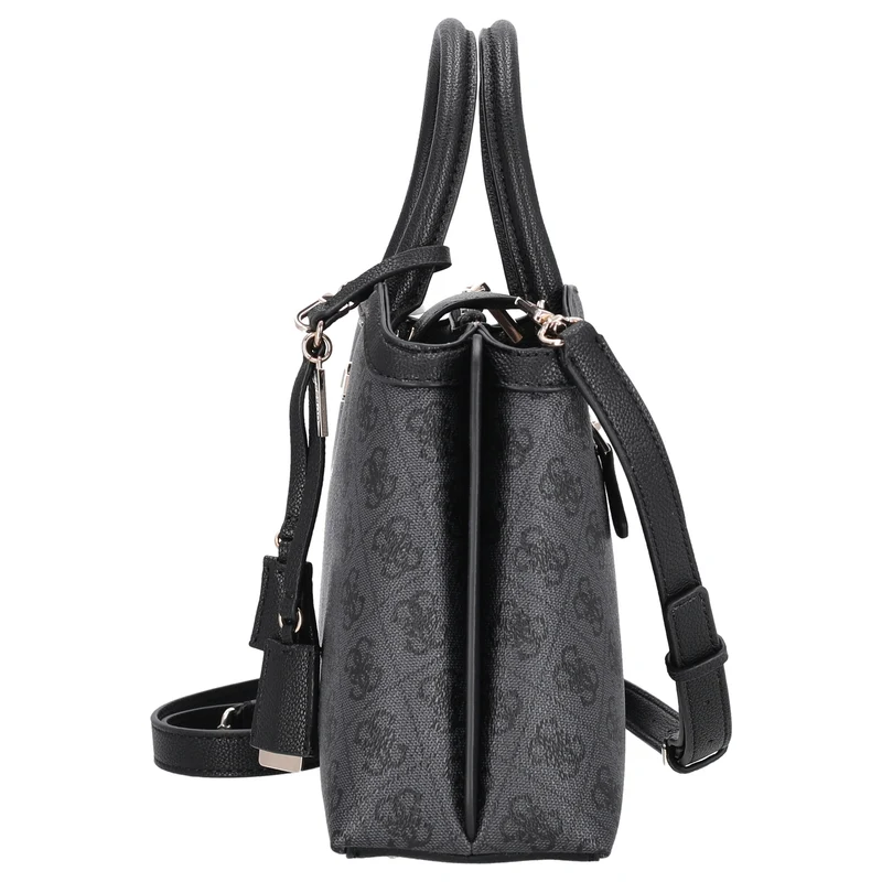 Guess Lindsey Satchel - Henkeltasche 36 cm (coal logo)