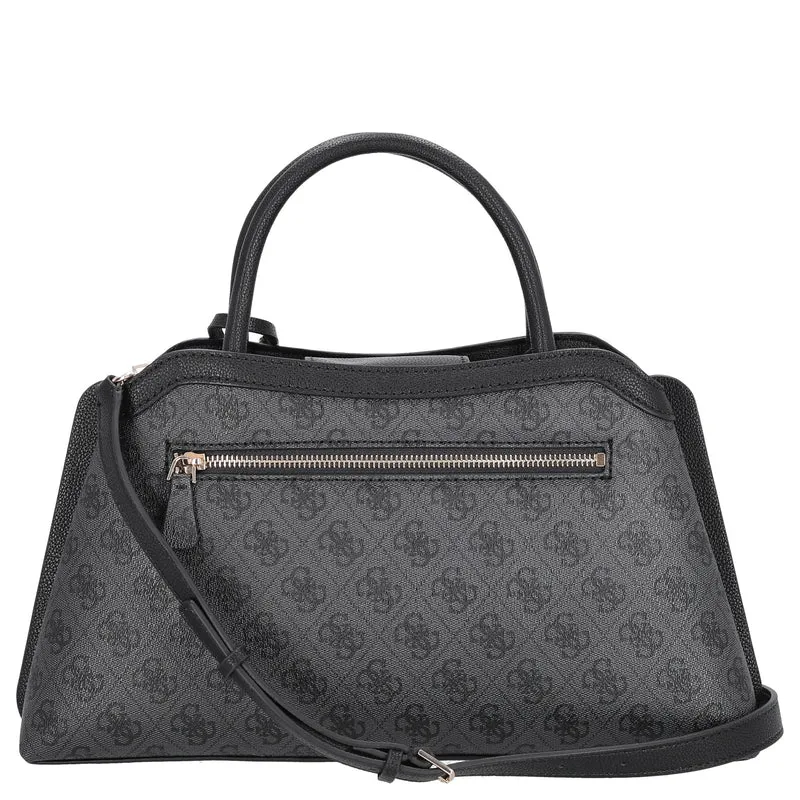 Guess Lindsey Satchel - Henkeltasche 36 cm (coal logo)