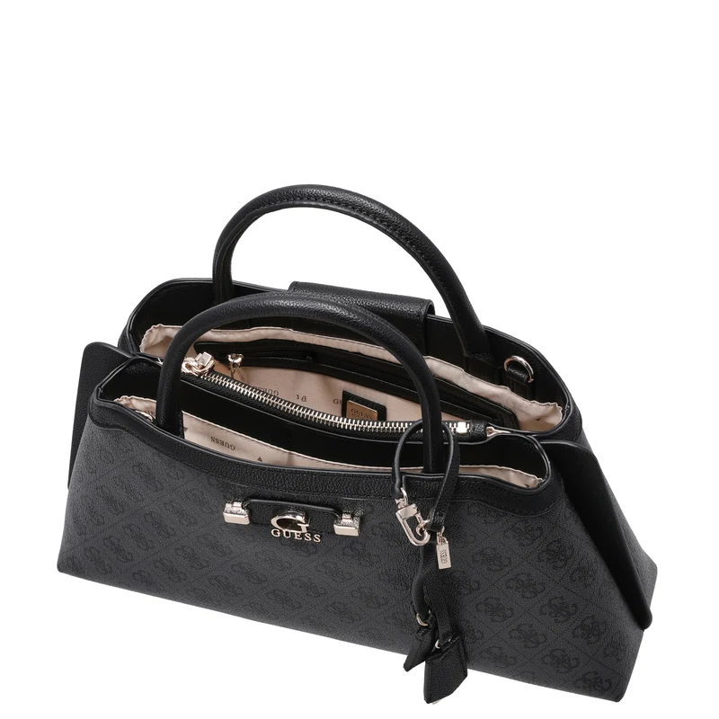 Guess Lindsey Satchel - Henkeltasche 36 cm (coal logo)
