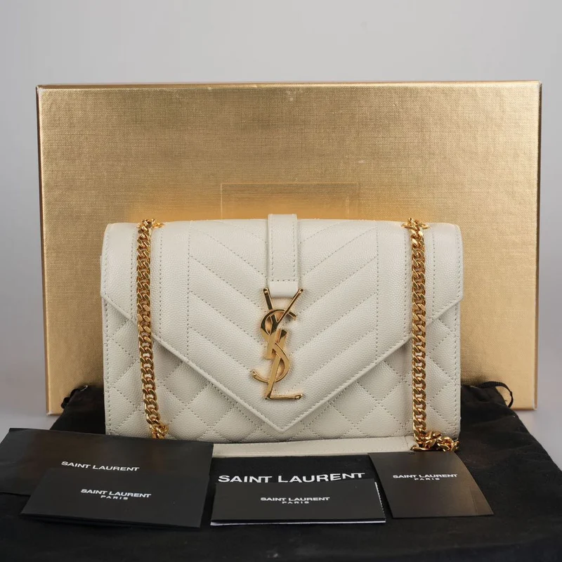 Saint Laurent – ​​Kleine Umhängetasche im Envelope-Stil