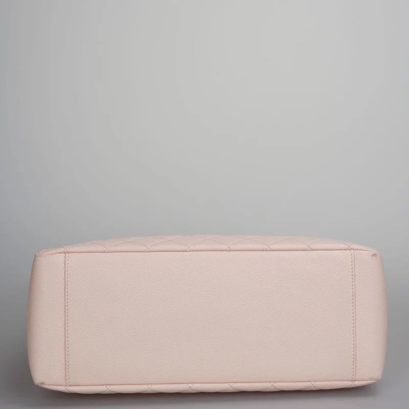 Chanel Pink Grand Shopping Tote Hellrosa GST-Tasche in Kaviar