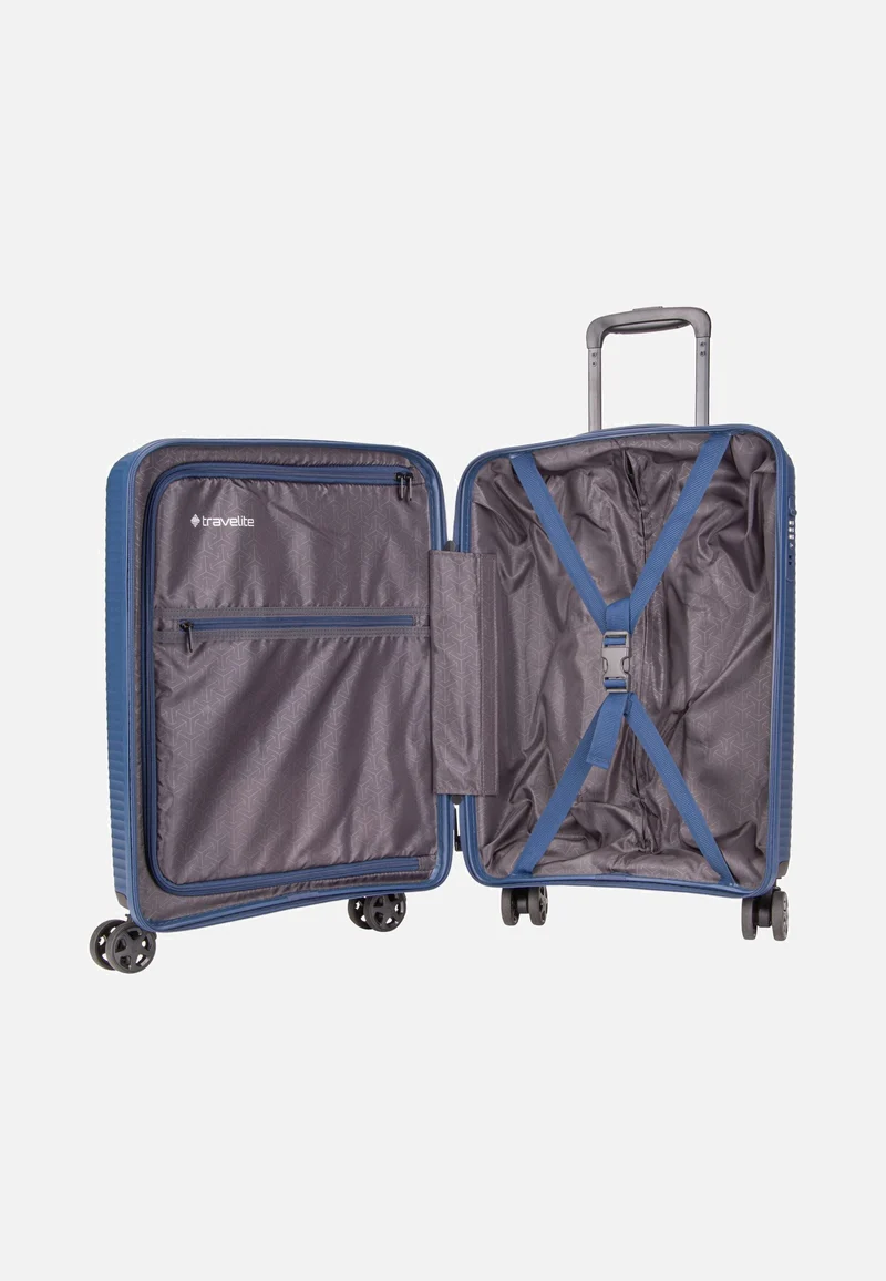 Air Stripe Trolley 4w S Navy - Koffer