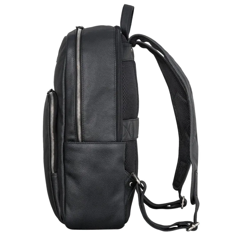 "Mariano" Stilvoller Notebook Rucksack 15,6 Zoll Leder