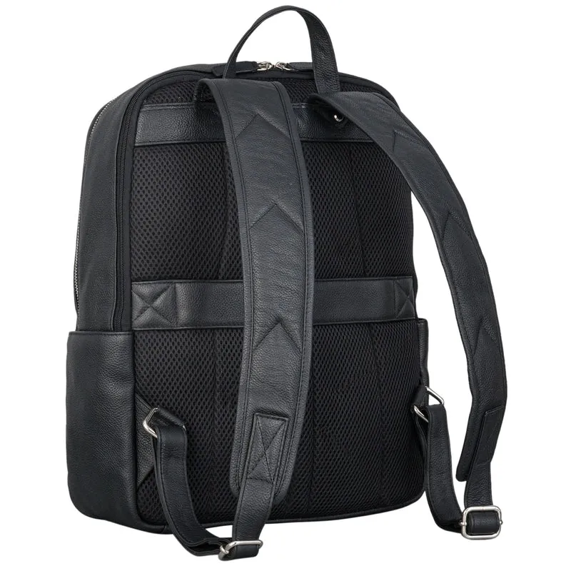 "Mariano" Stilvoller Notebook Rucksack 15,6 Zoll Leder
