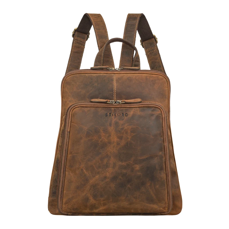 "Delia" Hochwertige Vintage Damen Rucksackhandtasche