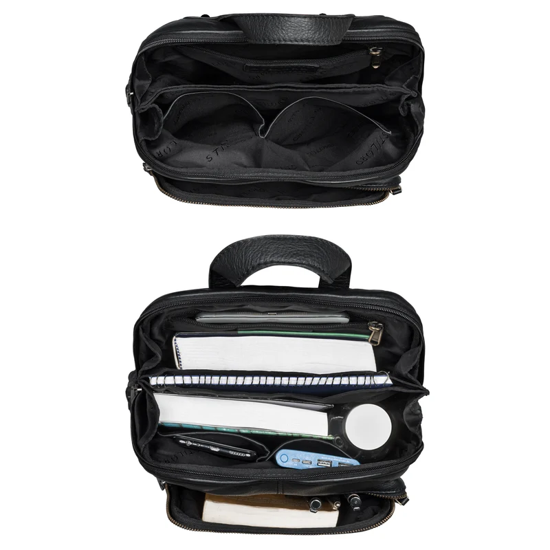 "Delia" Hochwertige Vintage Damen Rucksackhandtasche