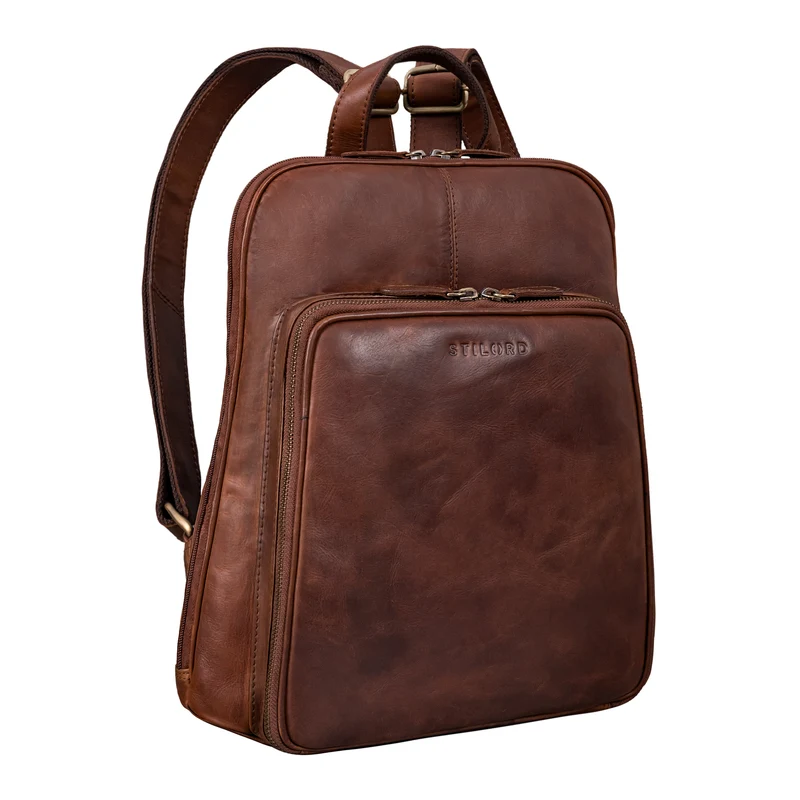 "Delia" Hochwertige Vintage Damen Rucksackhandtasche