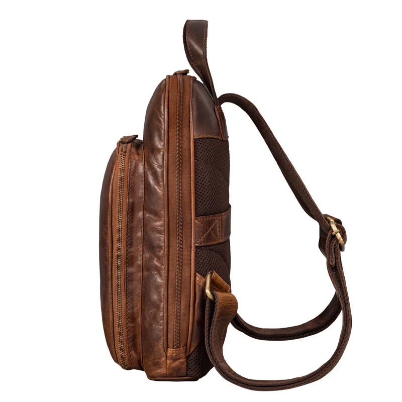 "Delia" Hochwertige Vintage Damen Rucksackhandtasche