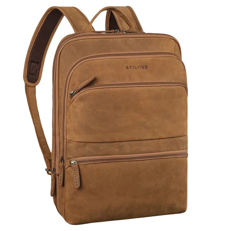 "Giuseppe" Schmaler Laptop Rucksack 15 - 16 Zoll für Damen und Herren