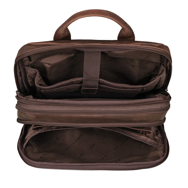 "Giuseppe" Schmaler Laptop Rucksack 15 - 16 Zoll für Damen und Herren