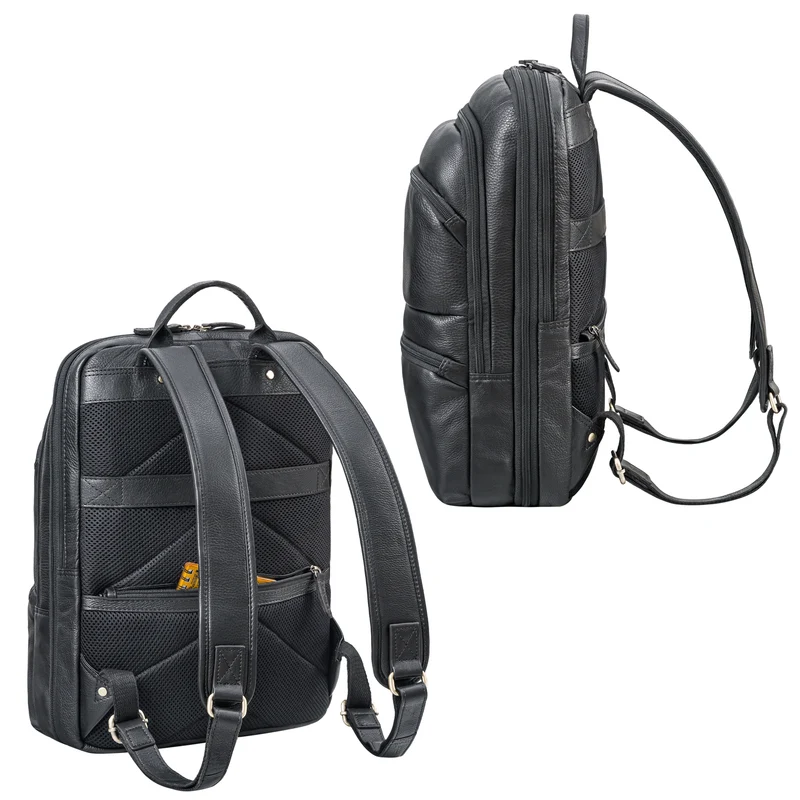 "Giuseppe" Schmaler Laptop Rucksack 15 - 16 Zoll für Damen und Herren