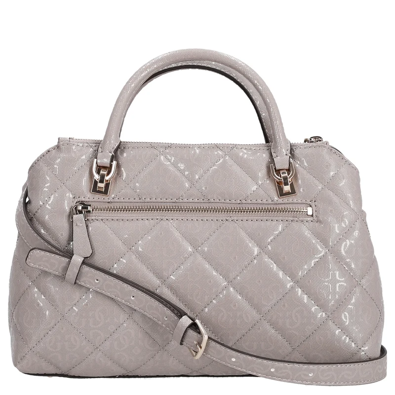 Guess Libby 2 Comp Satchel - Henkeltasche 30 cm (dark taupe)