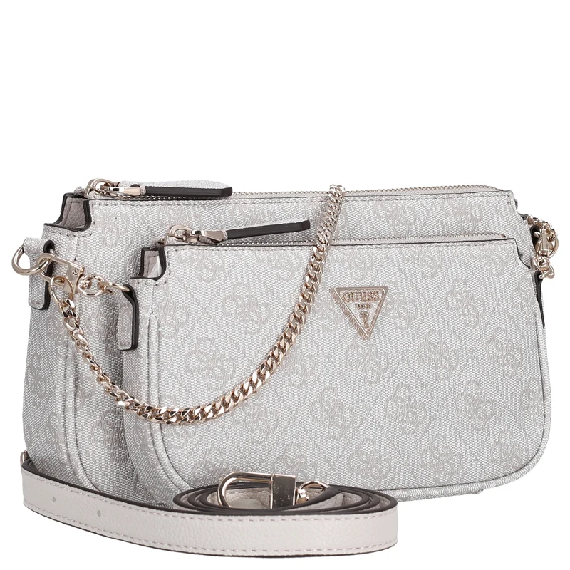 Guess Noelle II DBL - Umhängetasche 24 cm (bone logo)