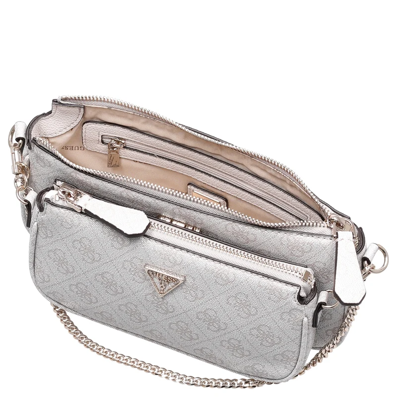 Guess Noelle II DBL - Umhängetasche 24 cm (bone logo)