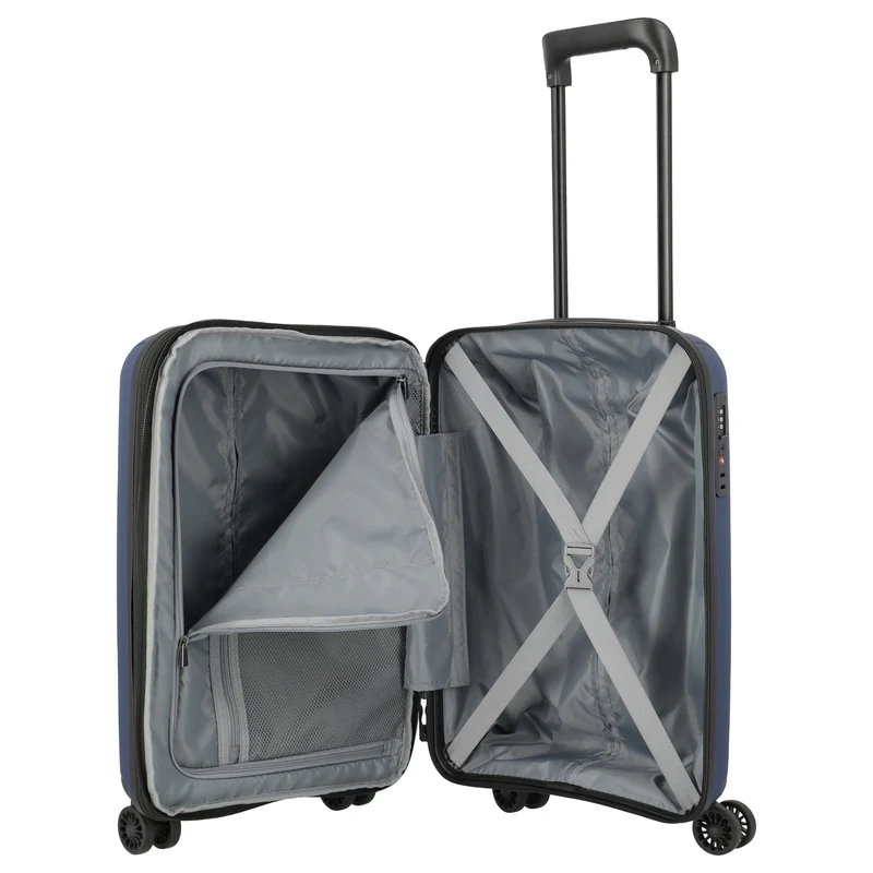 Travelite Skymate - 4-Rollen-Kabinentrolley S 55 cm erw. (marine)