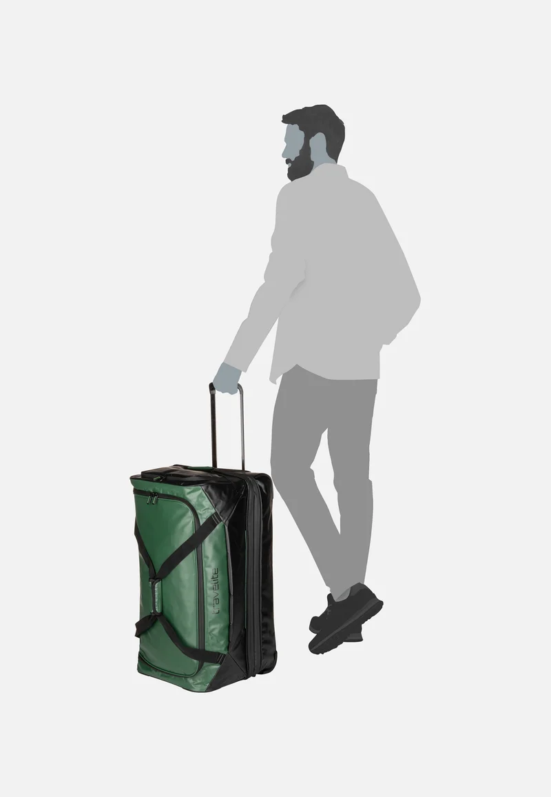 Basics exp Grün - Reisetasche mit Rollen