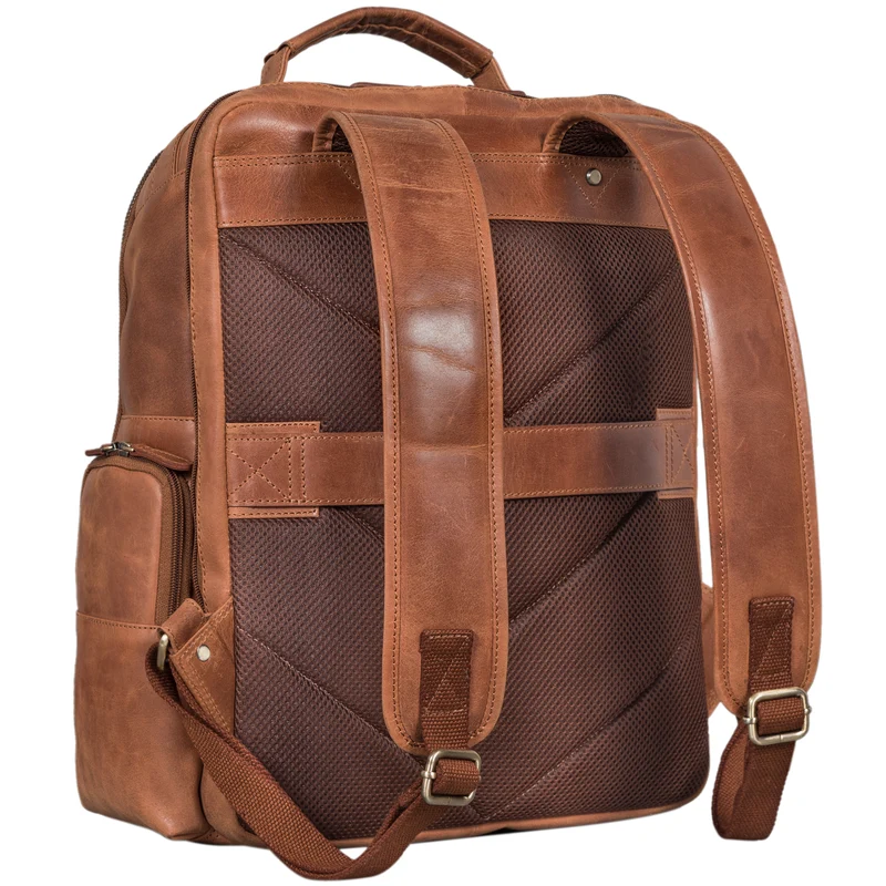 "Eike" Modischer Laptoprucksack 15,6 Zoll Leder
