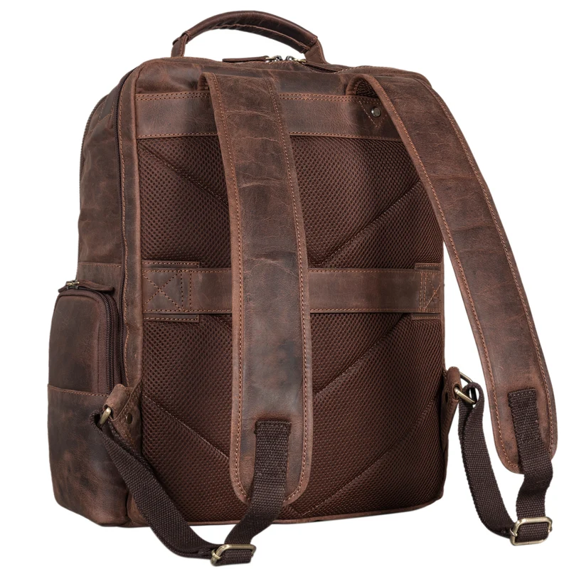 "Eike" Modischer Laptoprucksack 15,6 Zoll Leder