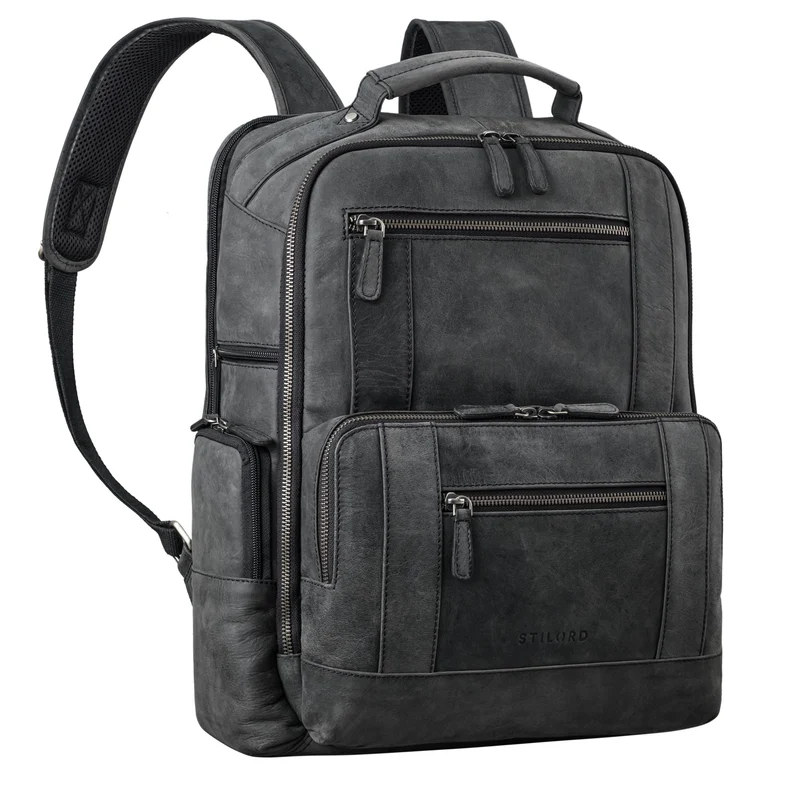 "Eike" Modischer Laptoprucksack 15,6 Zoll Leder