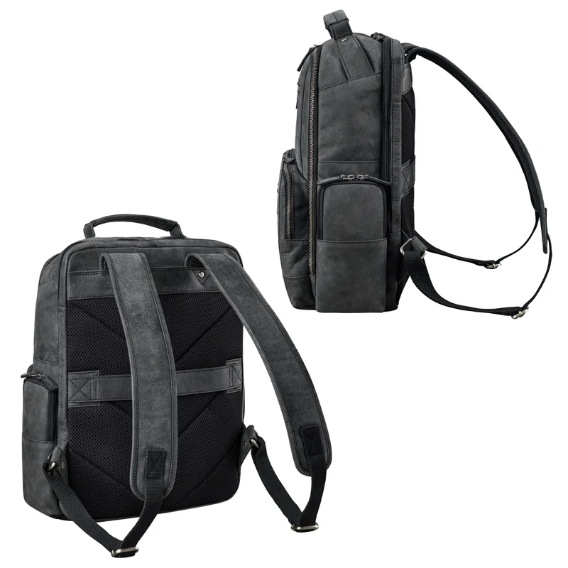 "Eike" Modischer Laptoprucksack 15,6 Zoll Leder