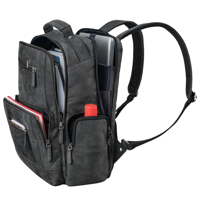 "Eike" Modischer Laptoprucksack 15,6 Zoll Leder
