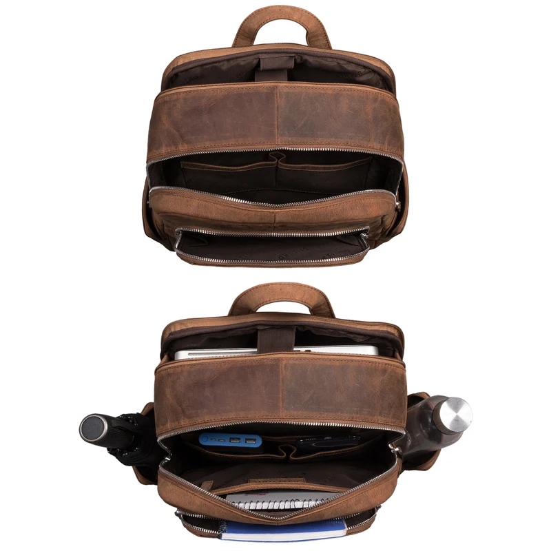 "Clemens" Praktischer Business Rucksack Leder