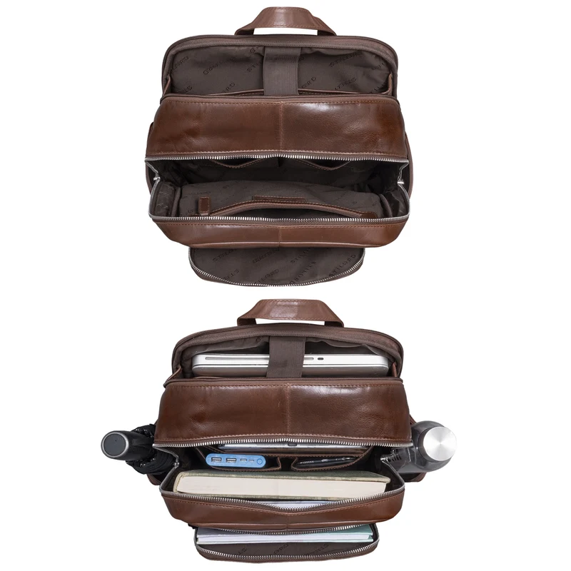 "Clemens" Praktischer Business Rucksack Leder