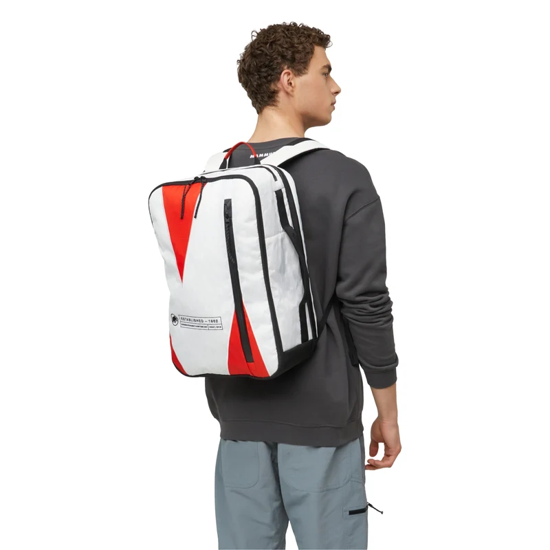 Mammut Seon Alpine Transporter 25 - Rucksack 17.3" 47 cm (white-mammut red)