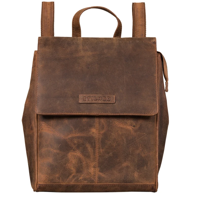 "Karla" Eleganter Rucksack Leder Damen Klein