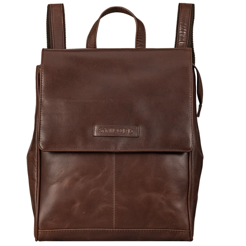"Karla" Eleganter Rucksack Leder Damen Klein