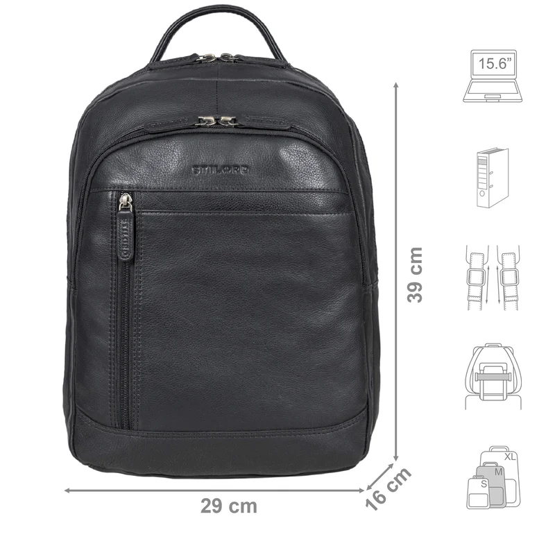 "Fred" Business Rucksack Herren und Damen mit Laptop-Fach 15.6 Zoll