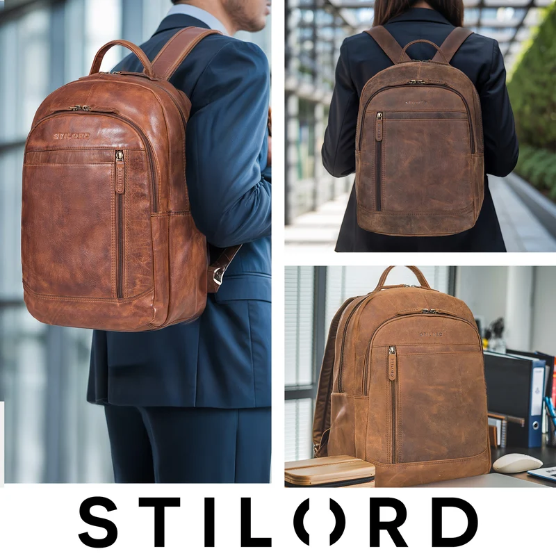 "Fred" Business Rucksack Herren und Damen mit Laptop-Fach 15.6 Zoll