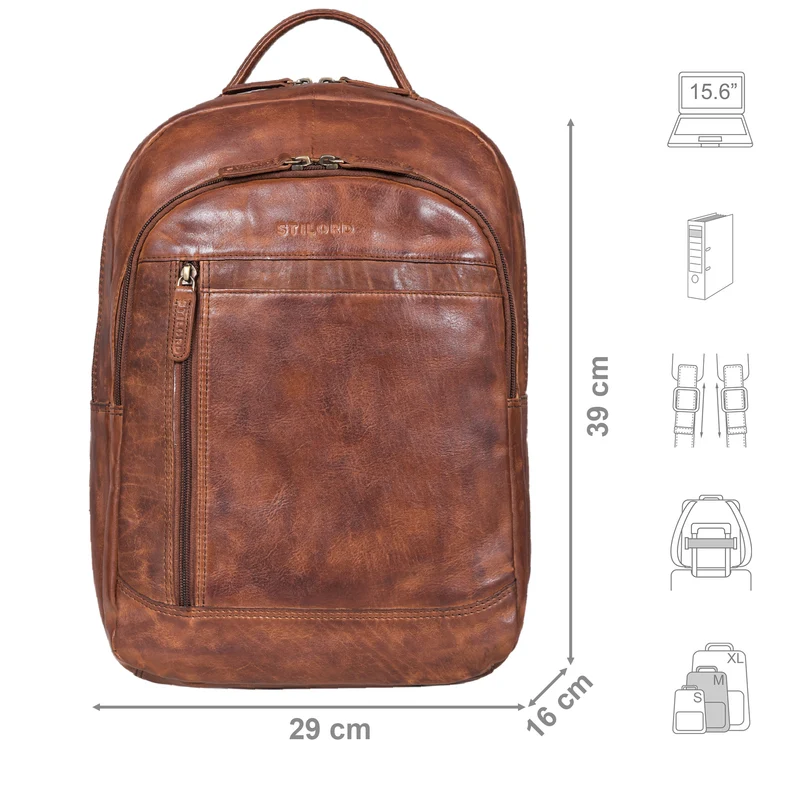 "Fred" Business Rucksack Herren und Damen mit Laptop-Fach 15.6 Zoll