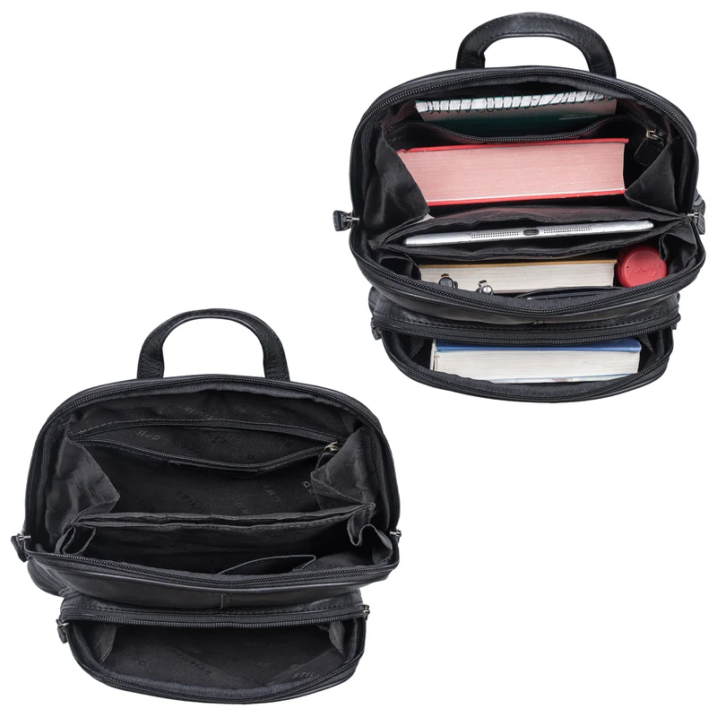"Daisy" Eleganter Rucksack Damen Leder