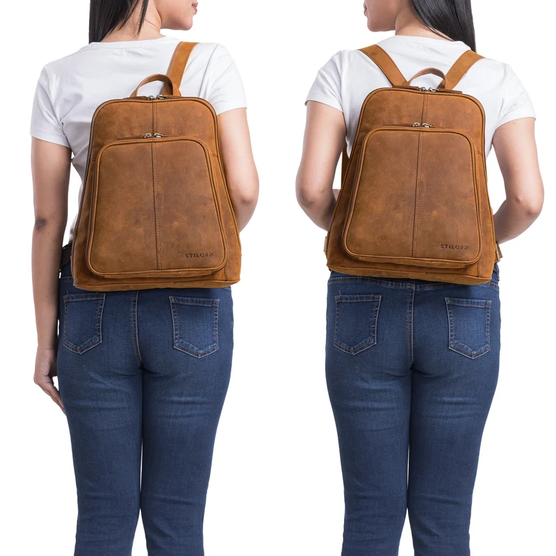 "Daisy" Eleganter Rucksack Damen Leder