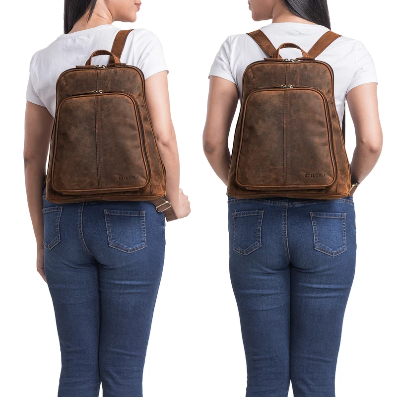 "Daisy" Eleganter Rucksack Damen Leder