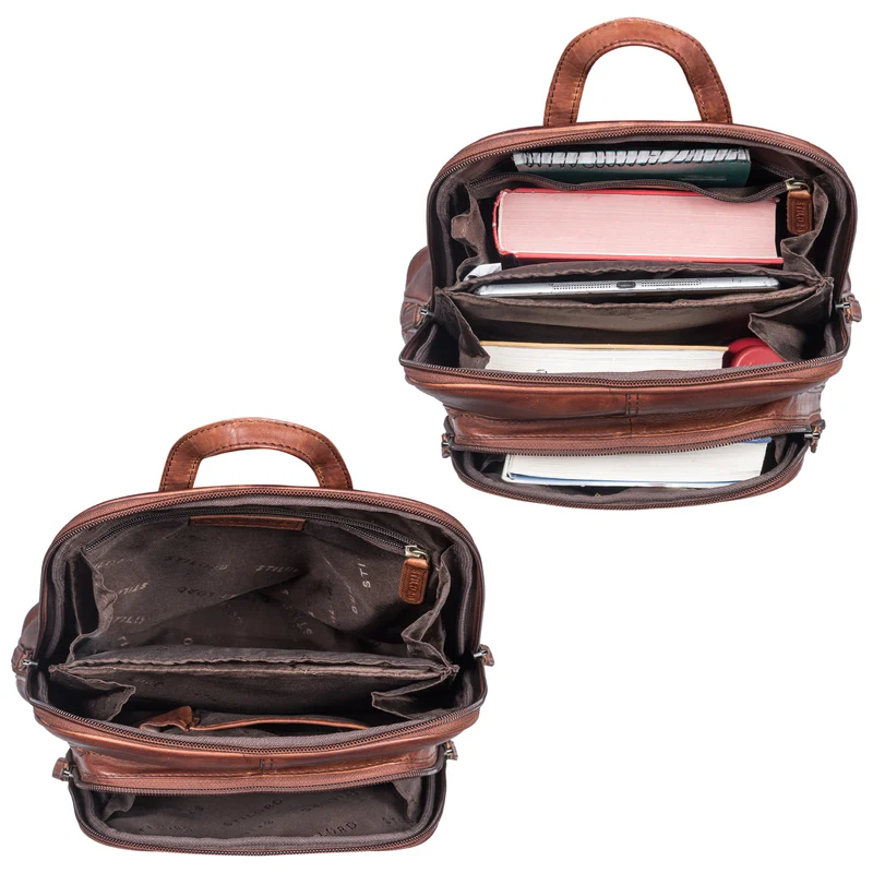 "Daisy" Eleganter Rucksack Damen Leder