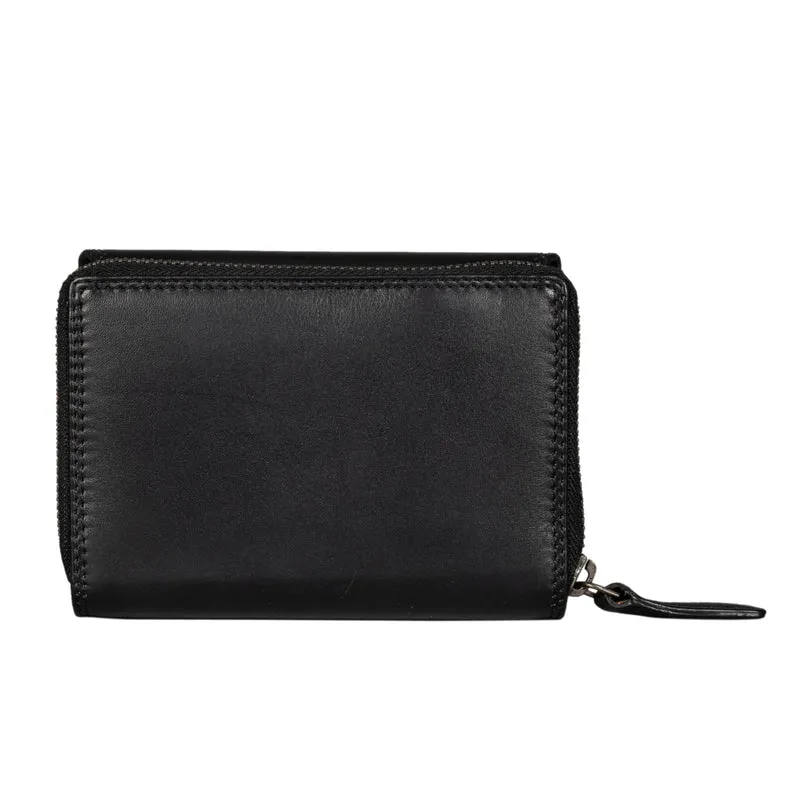 "Lark" Damen Vintage Geldbörse Leder mit RFID Schutz
