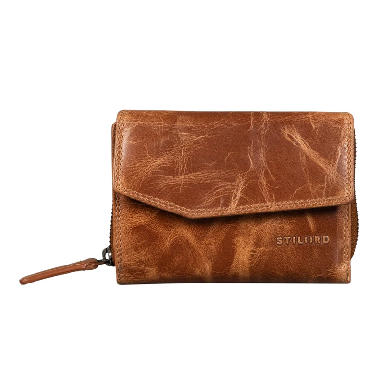 "Lark" Damen Vintage Geldbörse Leder mit RFID Schutz
