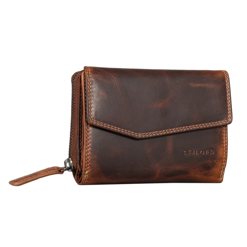 "Lark" Damen Vintage Geldbörse Leder mit RFID Schutz
