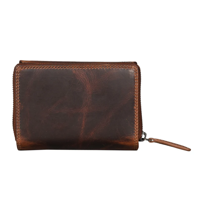 "Lark" Damen Vintage Geldbörse Leder mit RFID Schutz