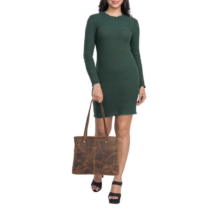 "Brenda" Handtasche Damen Groß aus Leder