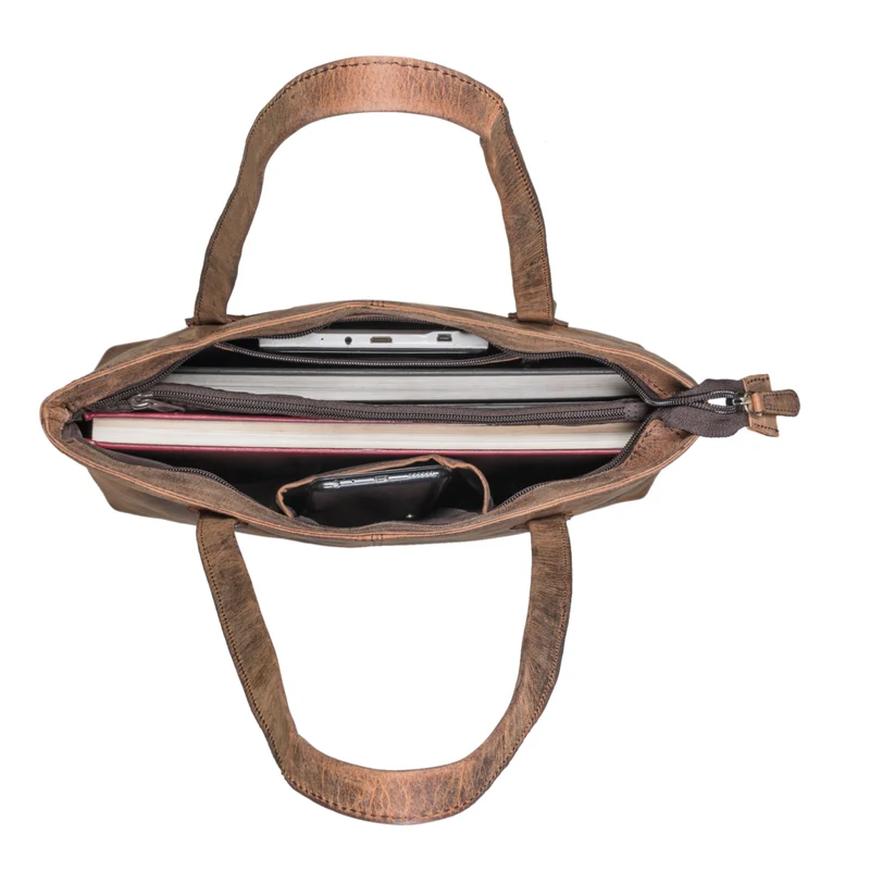 "Brenda" Handtasche Damen Groß aus Leder