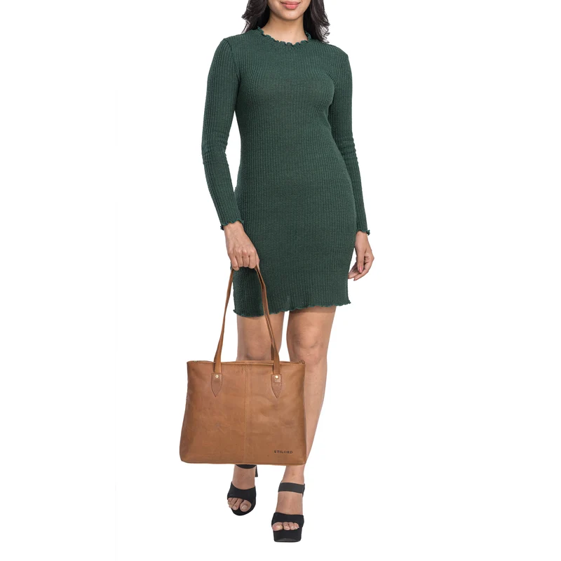"Brenda" Handtasche Damen Groß aus Leder