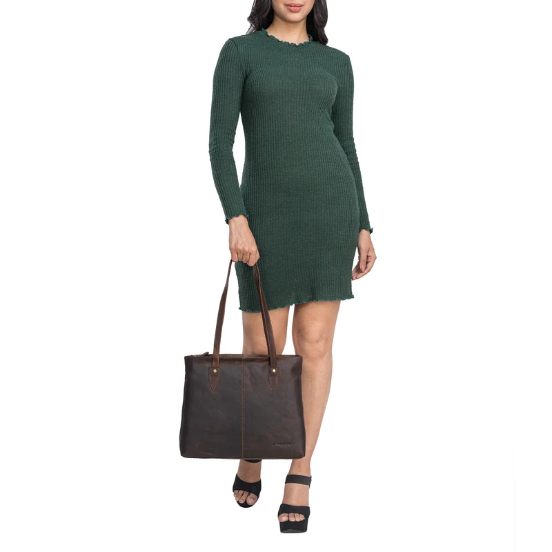 "Brenda" Handtasche Damen Groß aus Leder