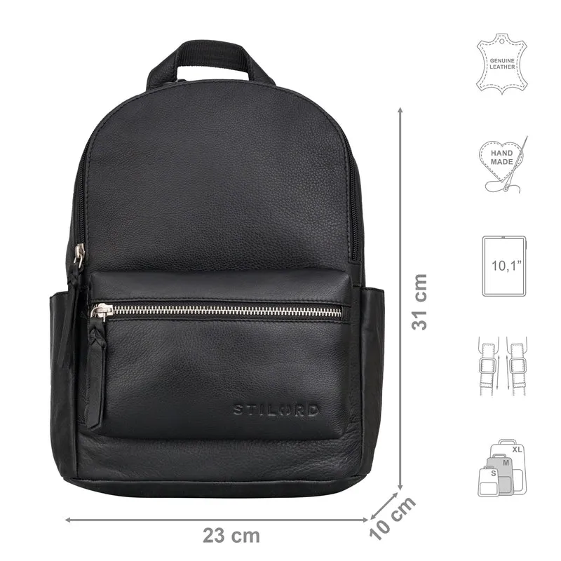 "Karolina" Lederrucksack Damen Sportlich