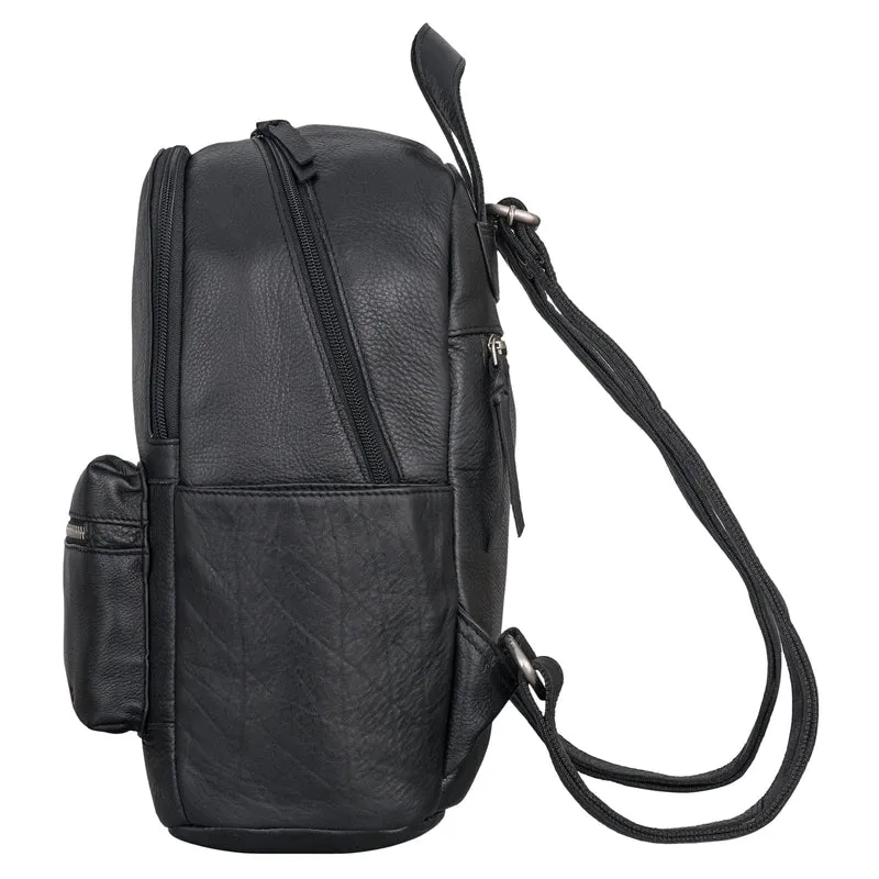"Karolina" Lederrucksack Damen Sportlich