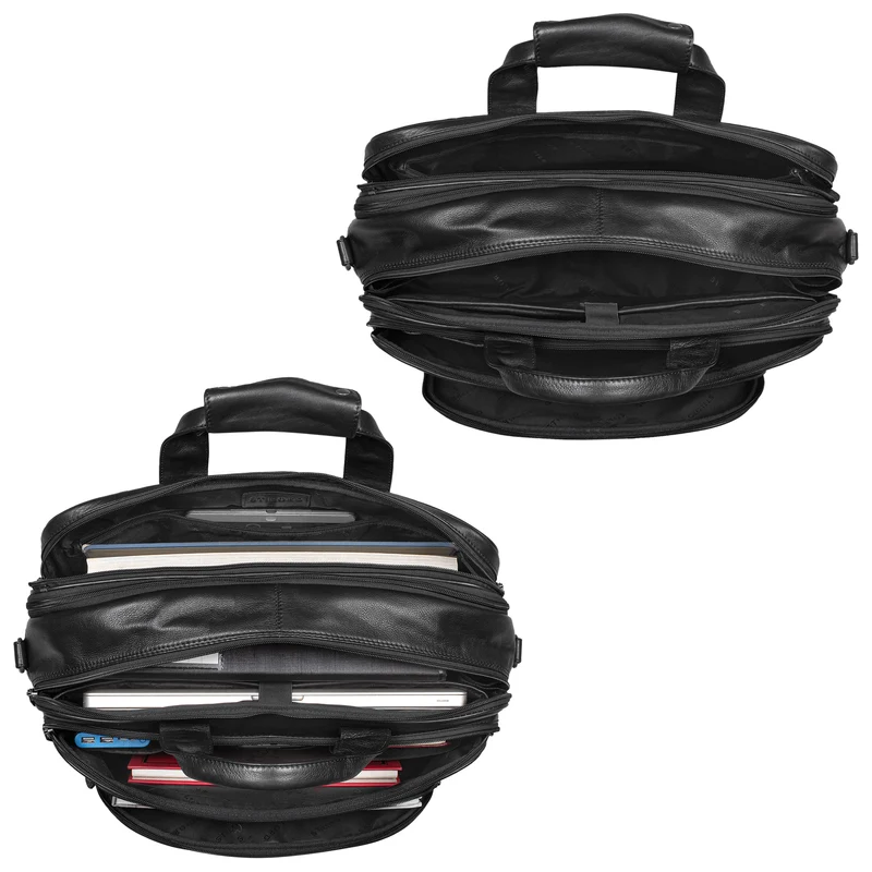 B-WARE "Calisto" Extra Große Arbeitstasche Leder Vintage