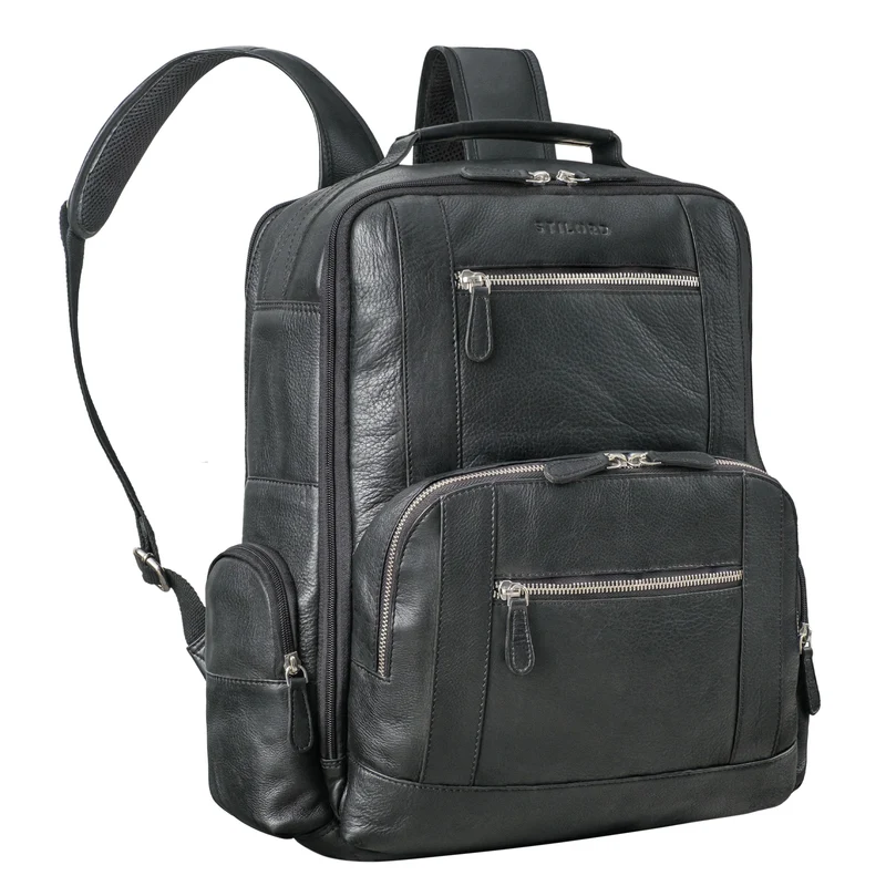 "Tatum" Vintage Leder Rucksack Herren Laptop 15 - 16 Zoll Groß Herren